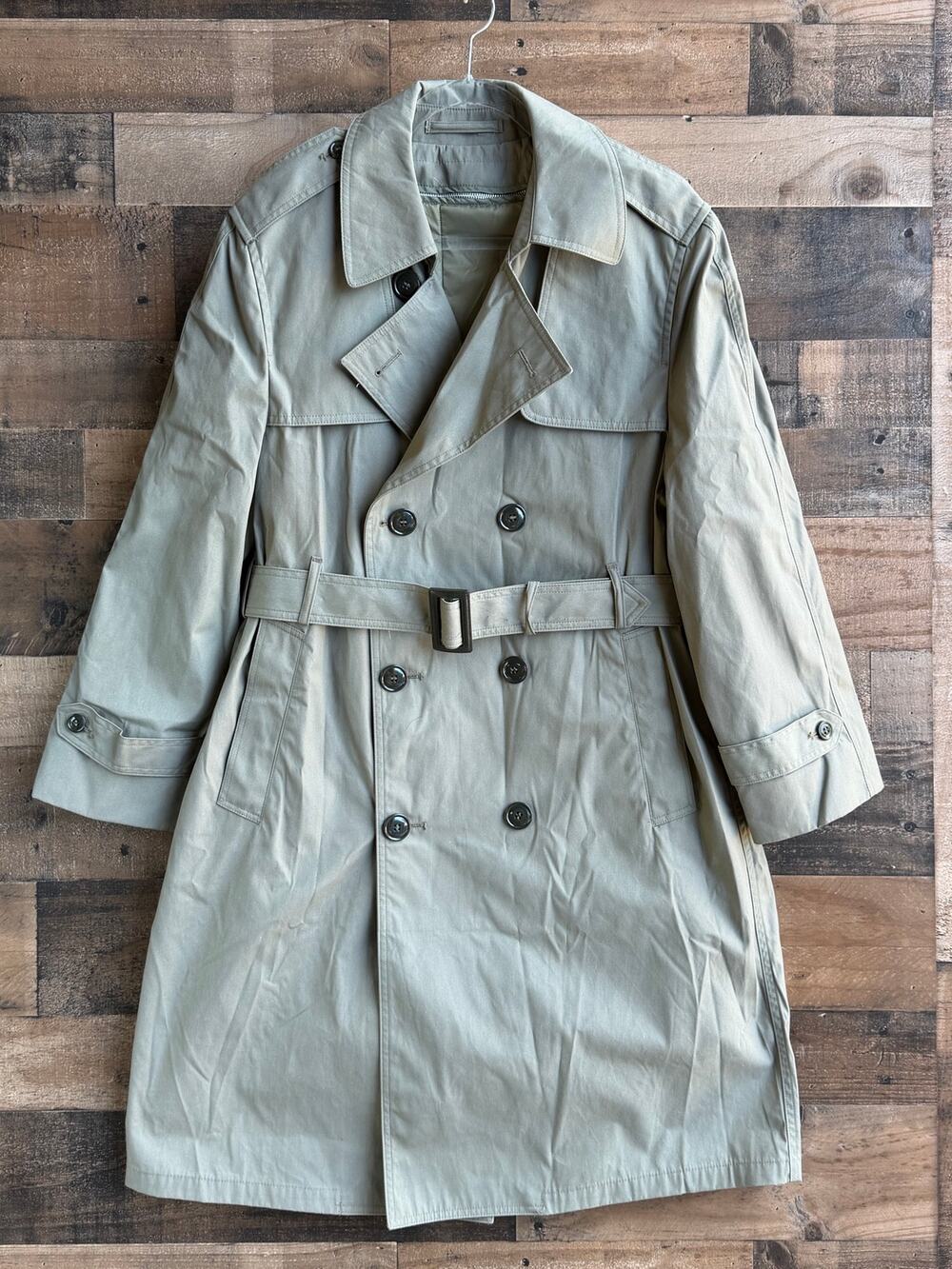 USMC Military Defense Logistics Agency All-Weather Trench Coat Belted -Tag 40XS